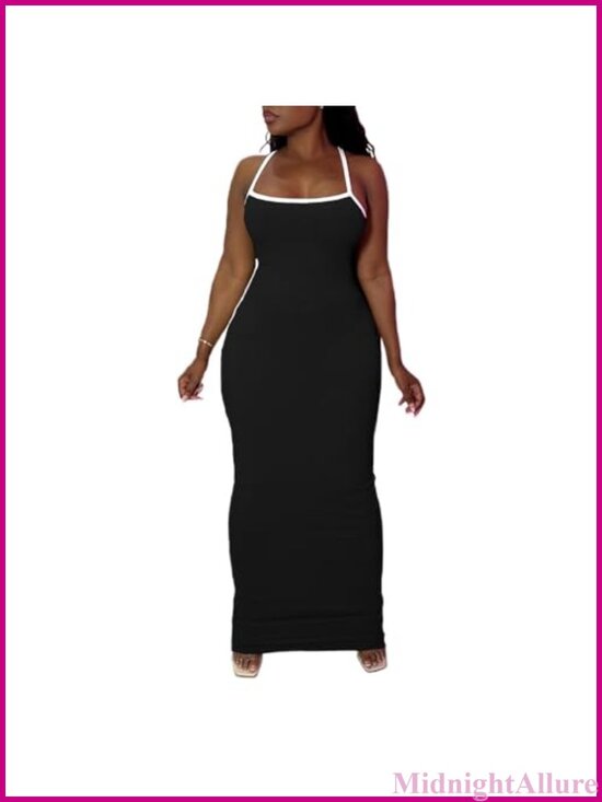 Dresses & Skirts - Sexy Slim Sleeveless Bodycon Maxi Dress Stretchy Slip Summer